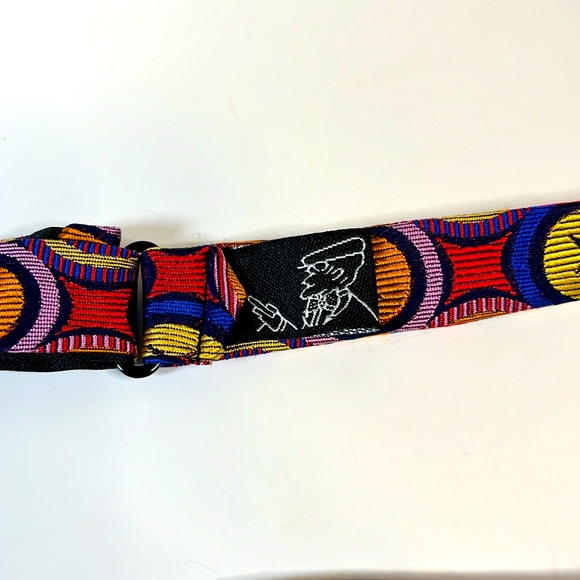 💚GJ Cahn Hand Made All Silk Men’s Fun Geometric Colorful Adjustable Bow Tie - Picture 4 of 7